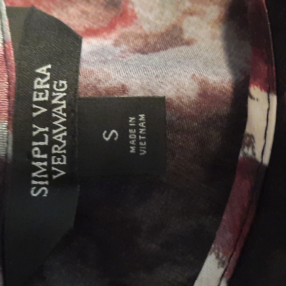 Simply Vera Vera Wang abstract floral multicolor dress - Picture 3 of 4